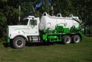 Acton Vale, QC Septic Pumping Truck